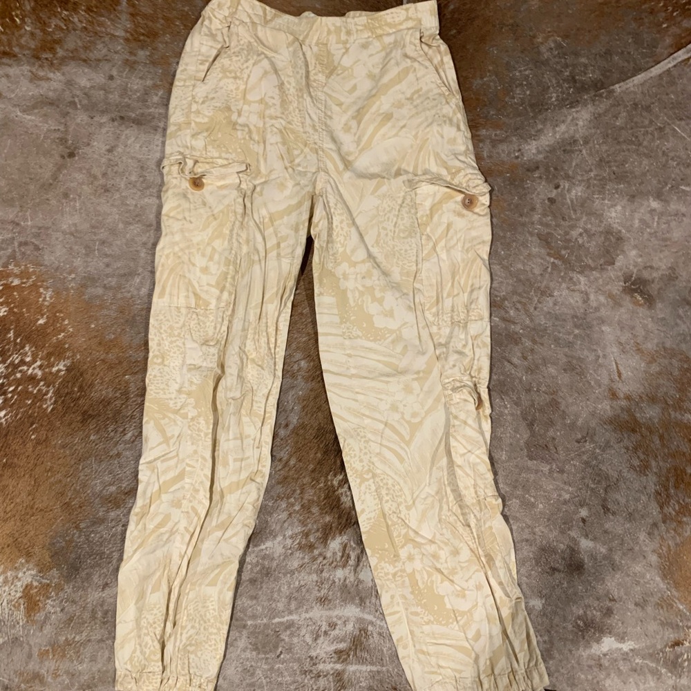 BDG Cream Textured Pants